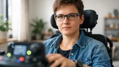 Blinzeln statt Laden: neues Eye-Tracking steuert Rollstuhl ohne Akku