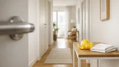 Türklinken reinigen mit Zitronenschale: der schnelle Trick gegen Fettfilm und Gerüche