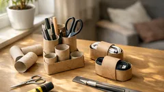 Toilettenpapierrollen upcyceln: 3 geniale DIY-Ideen für Ordnung und Nachhaltigkeit