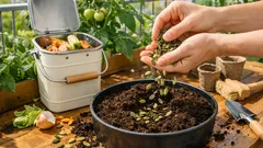 Kürbiskerne im Garten nutzen: so werden Küchenreste zum natürlichen Boden-Boost