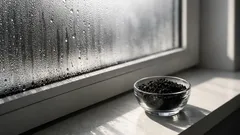 Luftfeuchtigkeit im Winter senken: So hilft Aktivkohle als Feuchtefänger