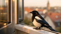 Vogel am Fenster: Welche Bedeutung das im Feng Shui haben kann