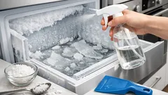 Gefrierschrank abtauen mit Salz und Essig: So geht’s schneller und ohne Kratzen