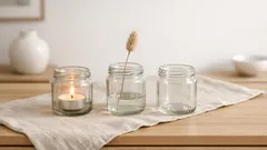 Olivenglas upcyceln: so wird aus dem Schraubglas eine minimalistische Deko in 10 Minuten