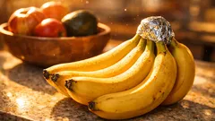 Bananen länger frisch halten: Der einfache Folien-Trick am Stiel