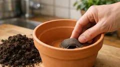 Warum ein altes Küchensieb im Blumentopf Staunässe verhindert