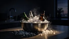 Getränke in 10 Minuten kalt: der Eis-und-Salz-Trick, der wirklich funktioniert