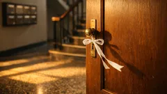 Weiße Schleife an der Haustür: Bedeutung, Symbolik und was wirklich dahintersteckt